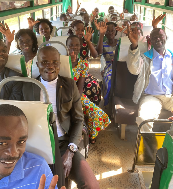 Photo of students and faculty from KEGO travel to Homa Bay